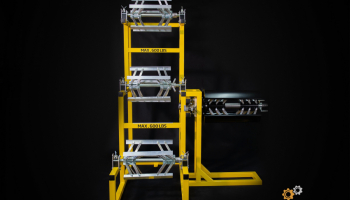 Upright Coil Rack with Side Decoiler